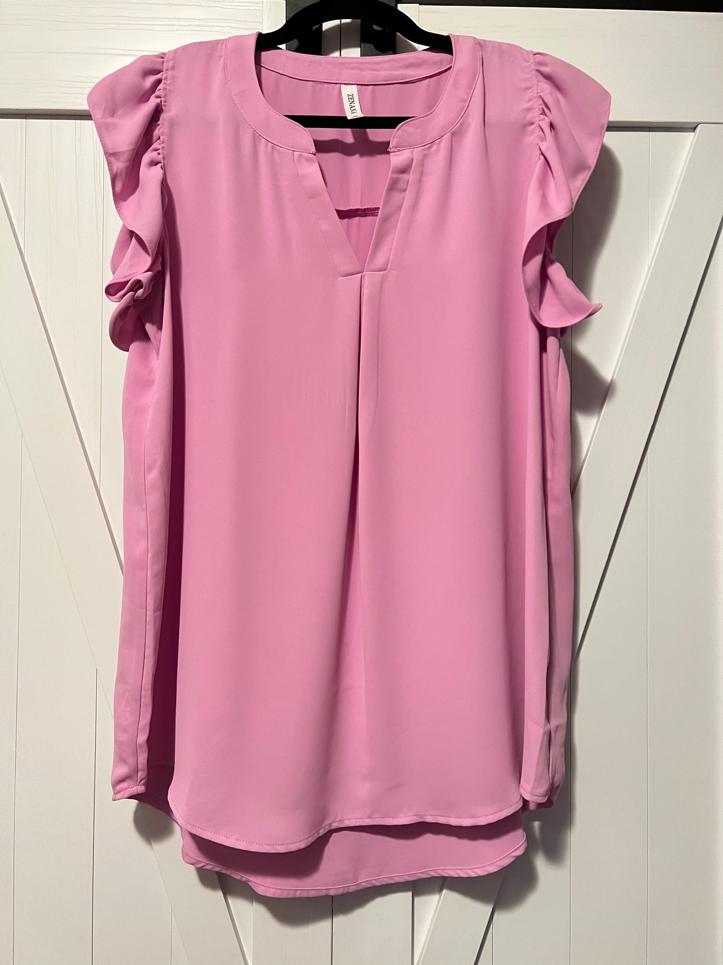 Ruffle sleeve top