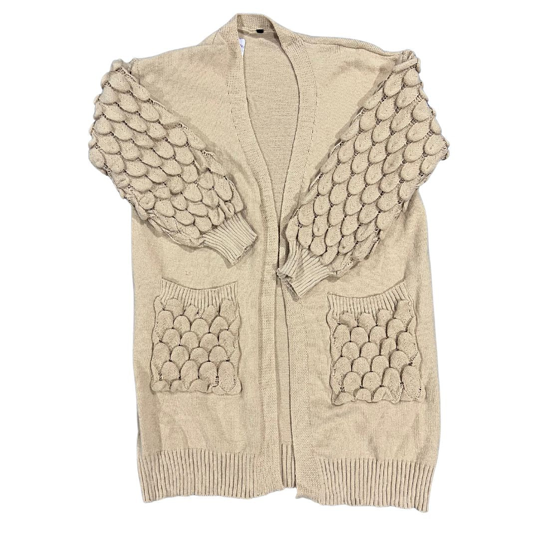 Two pocket solid cardigan