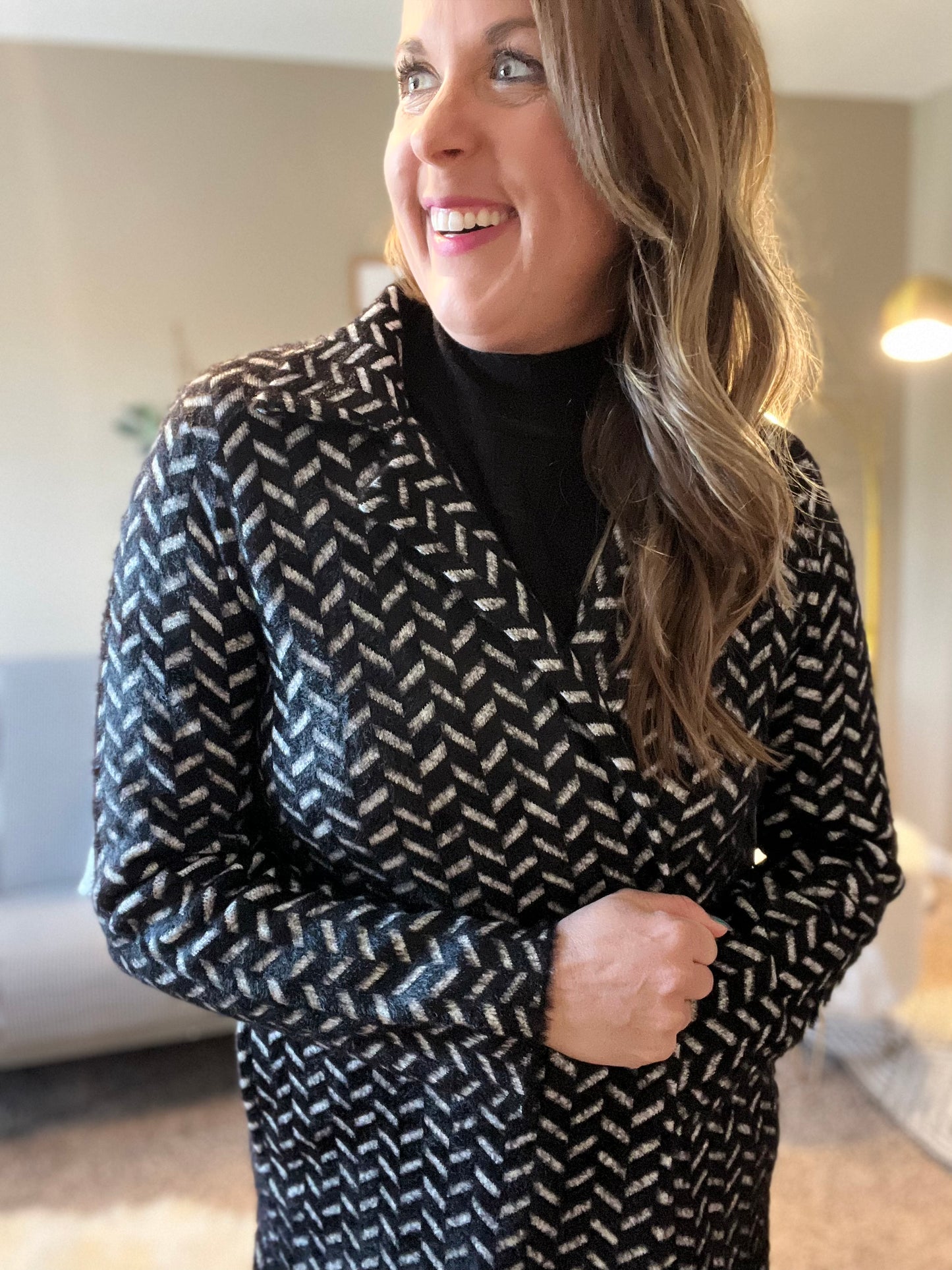 Liverpool Herringbone Coatigan