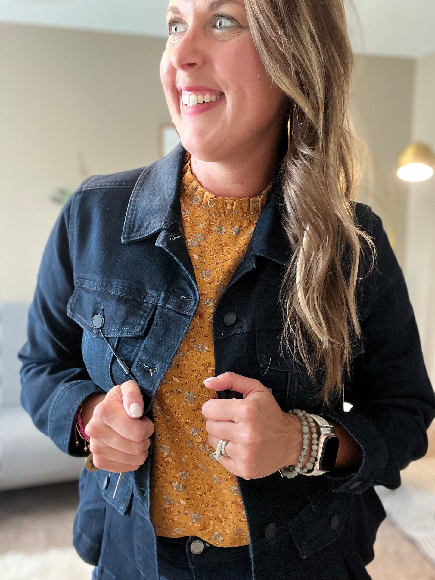 Peplum denim jacket, Liverpool
