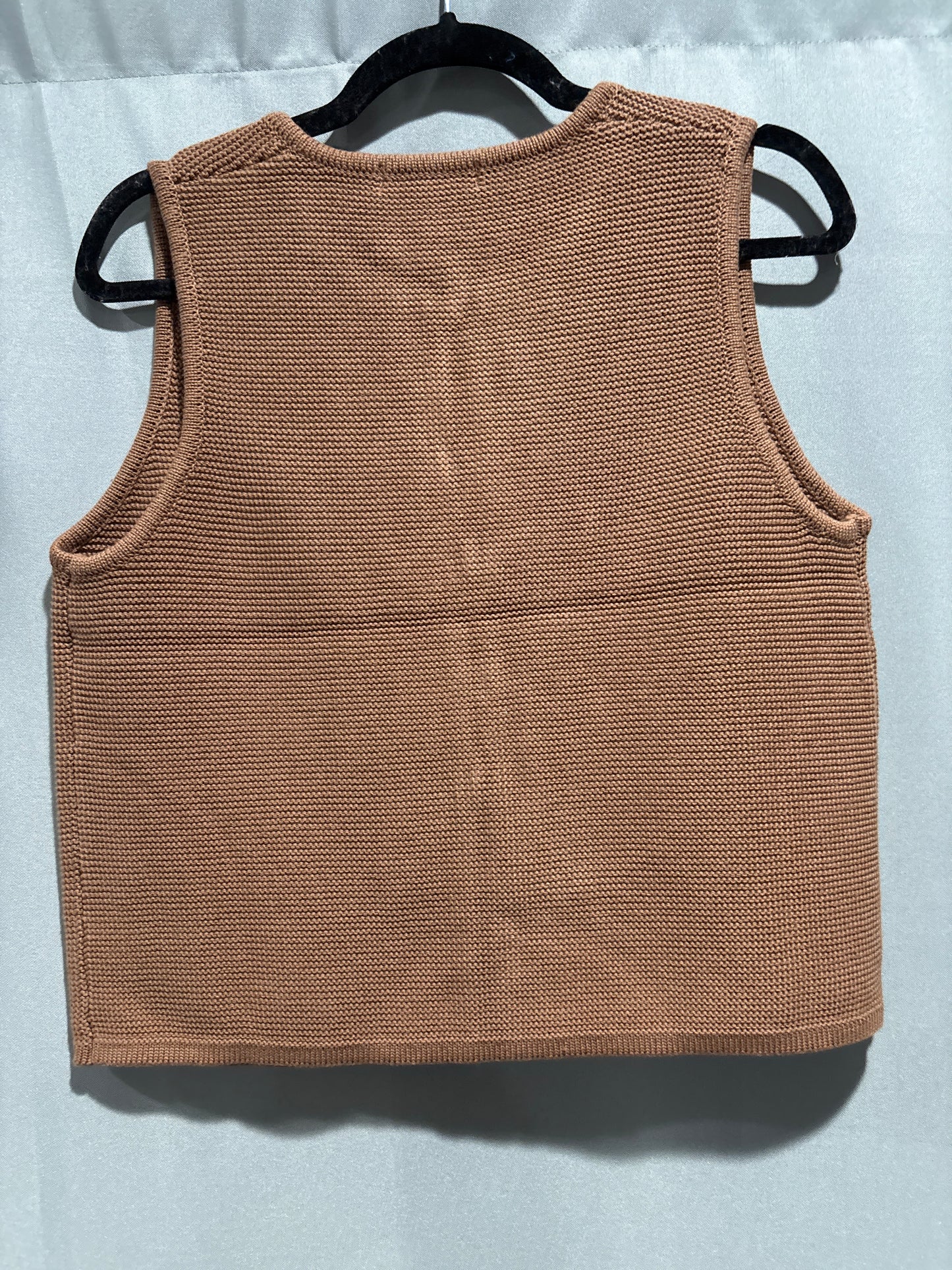 Tie front sweater vest
