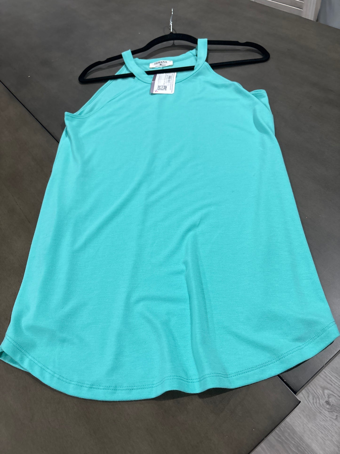 Halter neck tank top - mint
