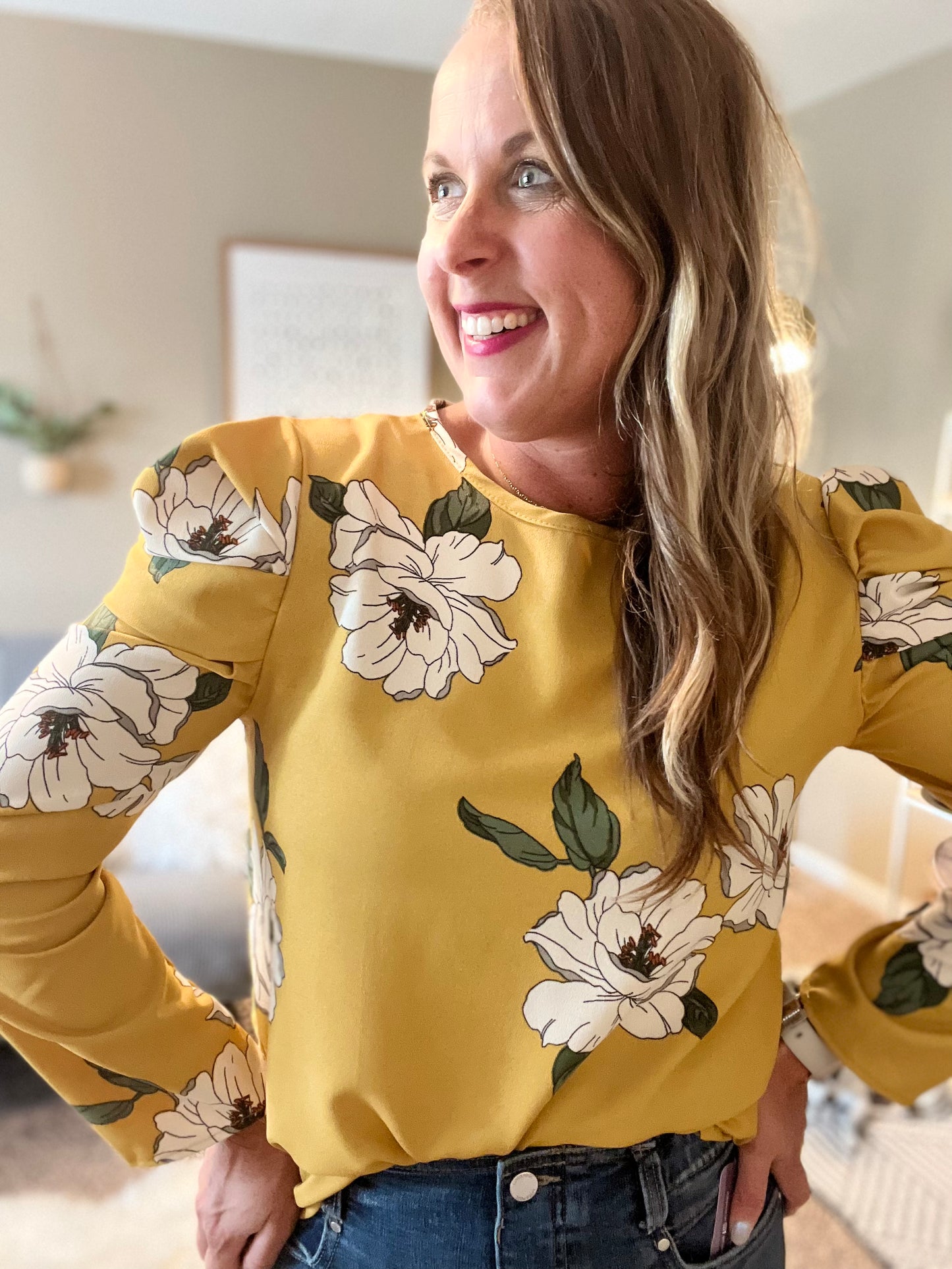 Jasmine floral top