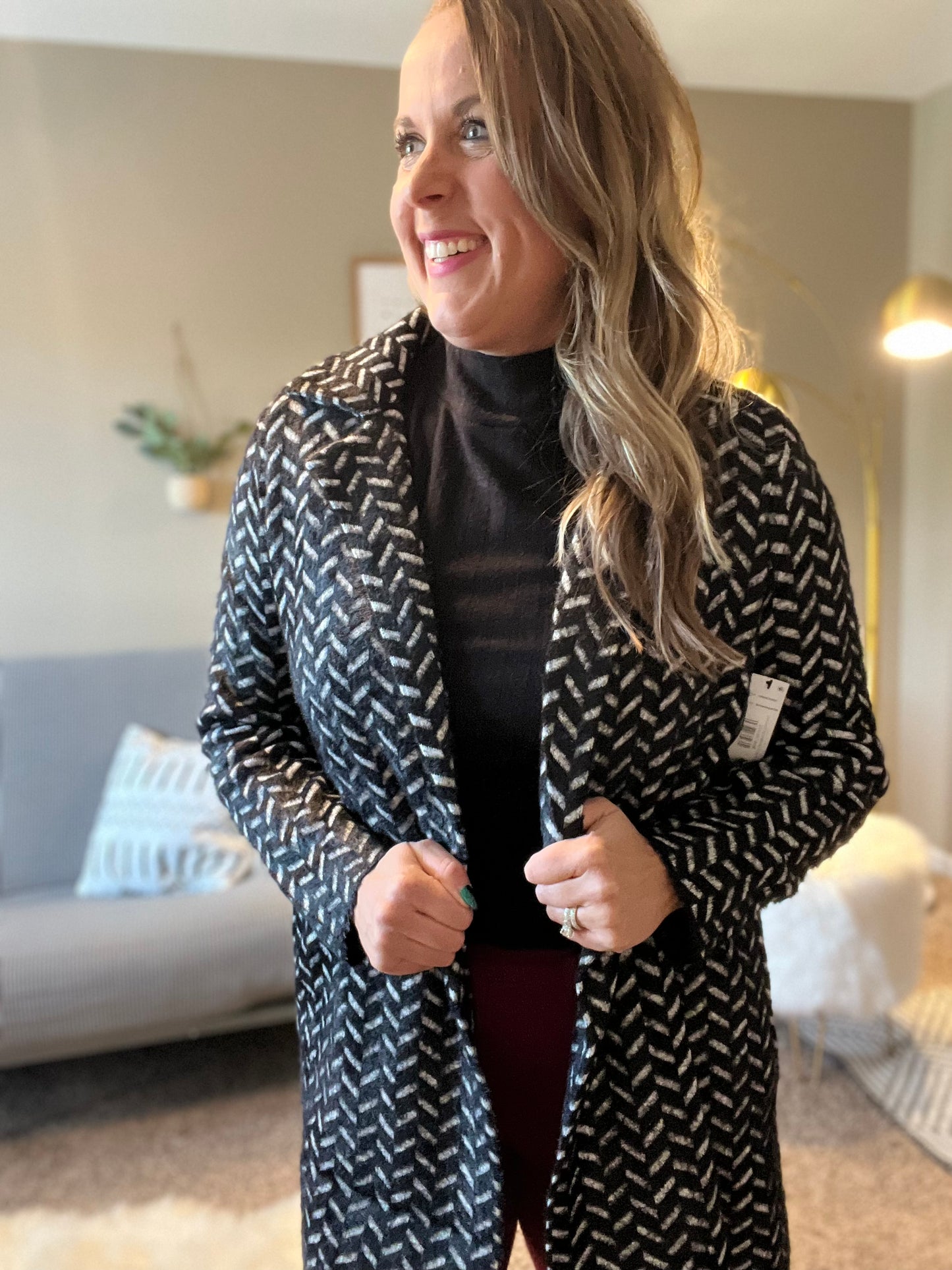 Liverpool Herringbone Coatigan