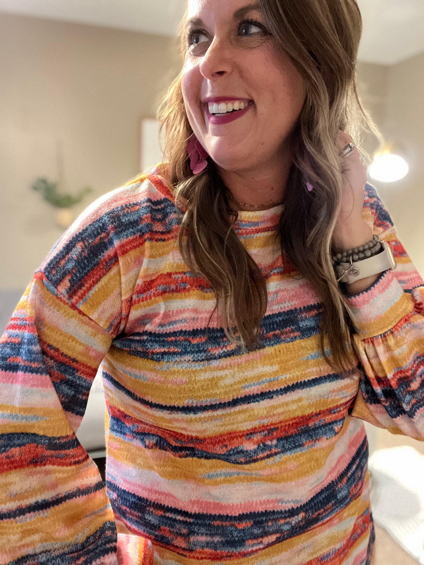 Multi color sweater