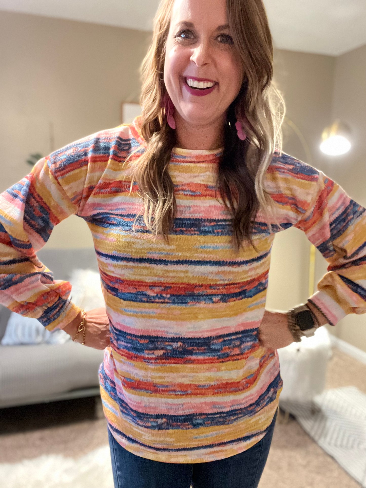 Multi color sweater
