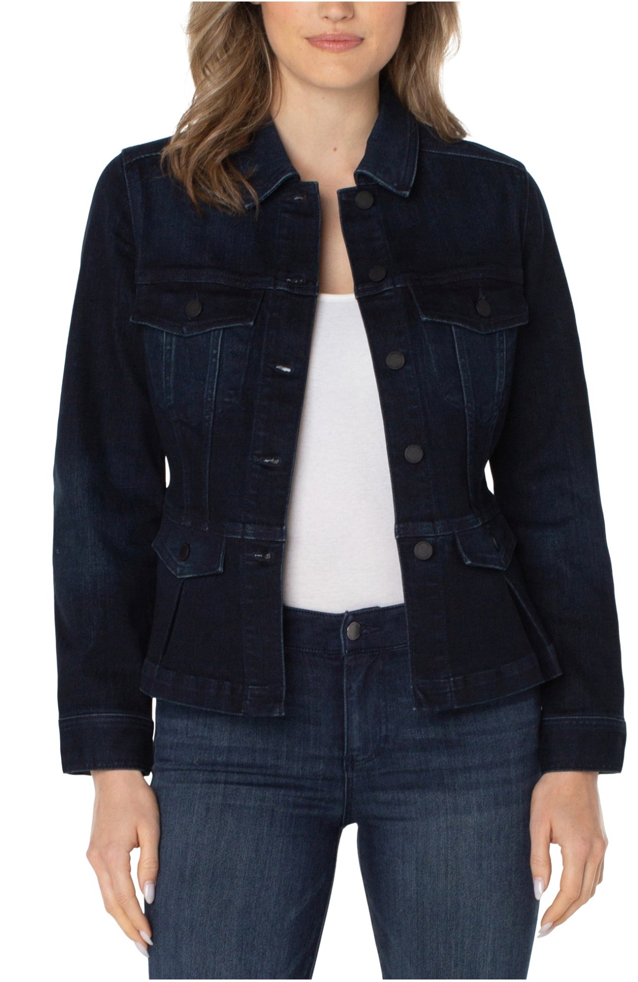 Peplum denim jacket, Liverpool