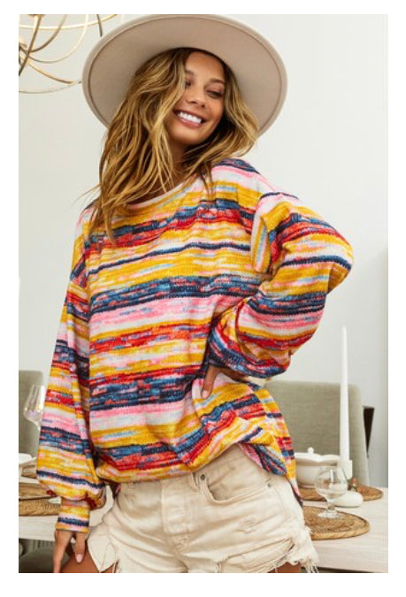Multi color sweater