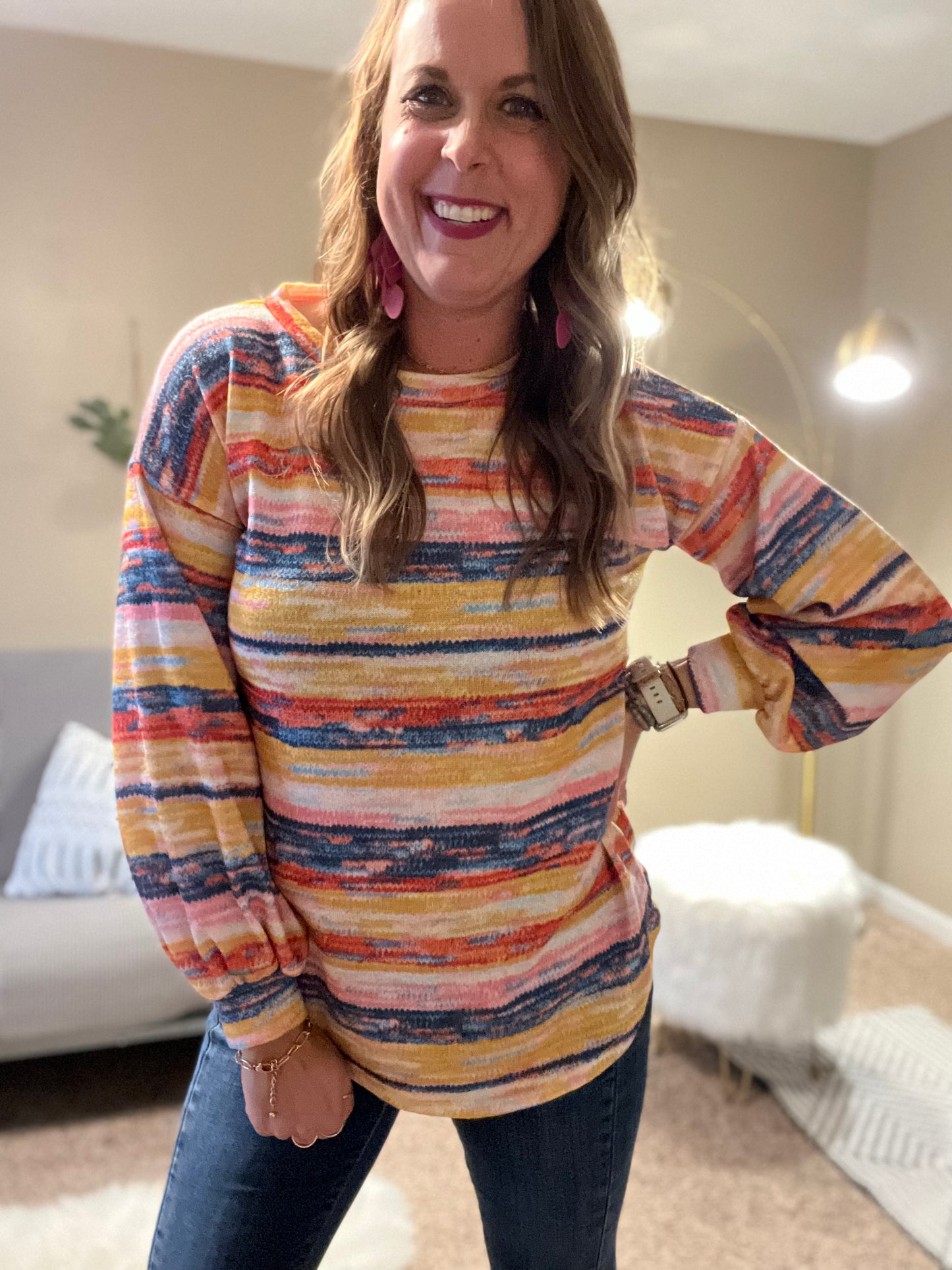 Multi color sweater