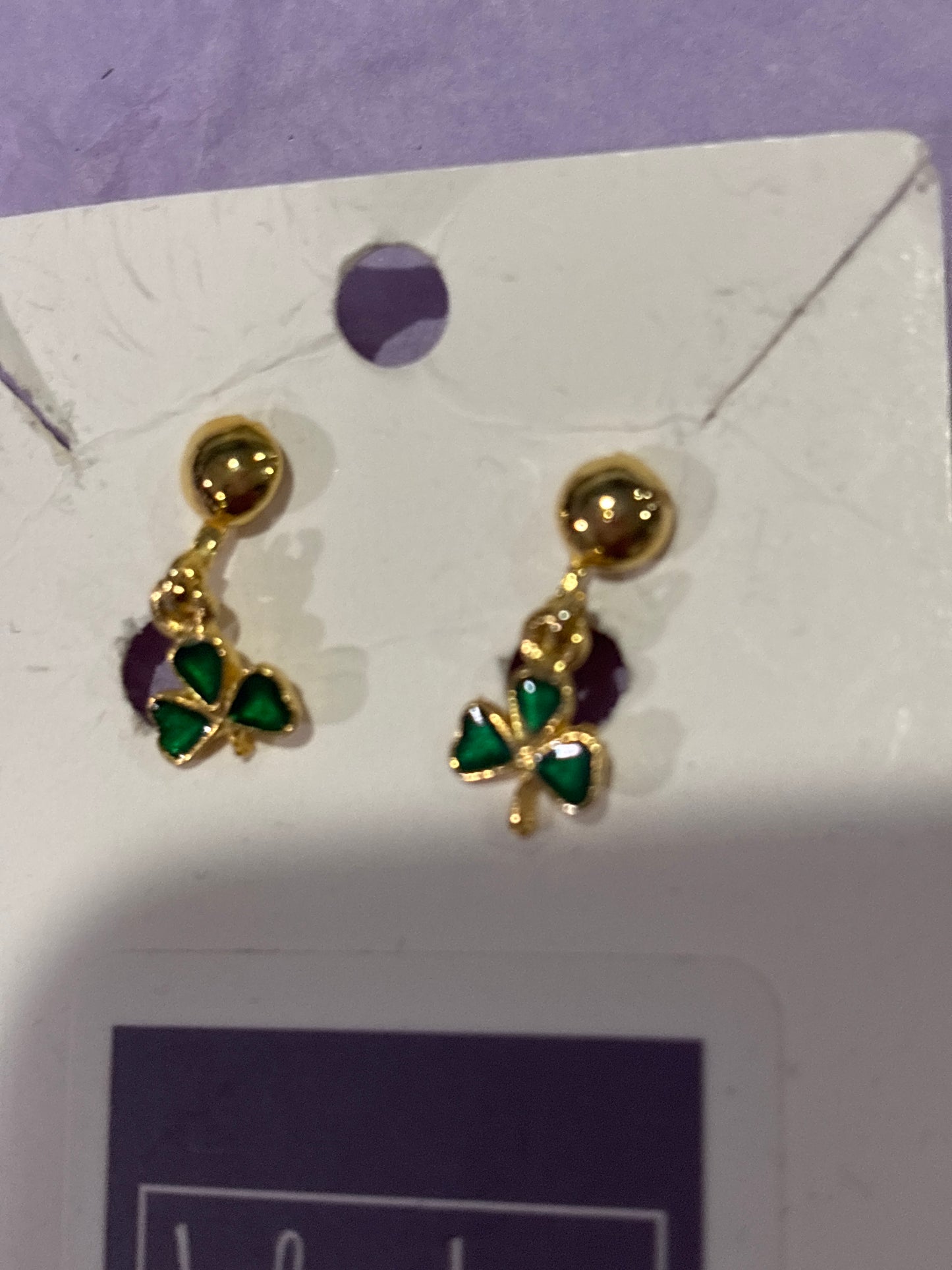 Shamrock earrings