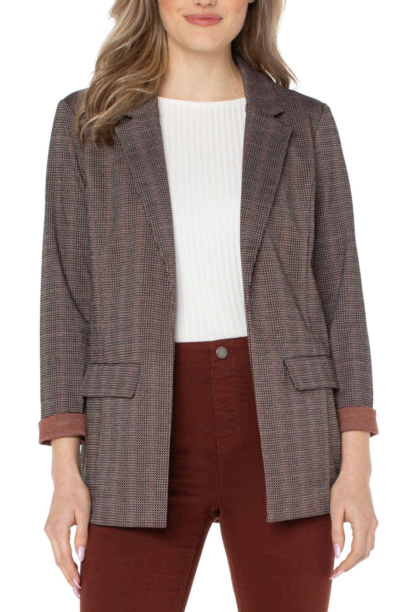 Liverpool boyfriend blazer - brown