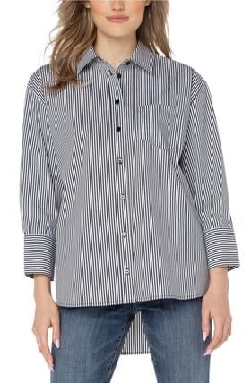 Oversized classic button down blouse Liverpool