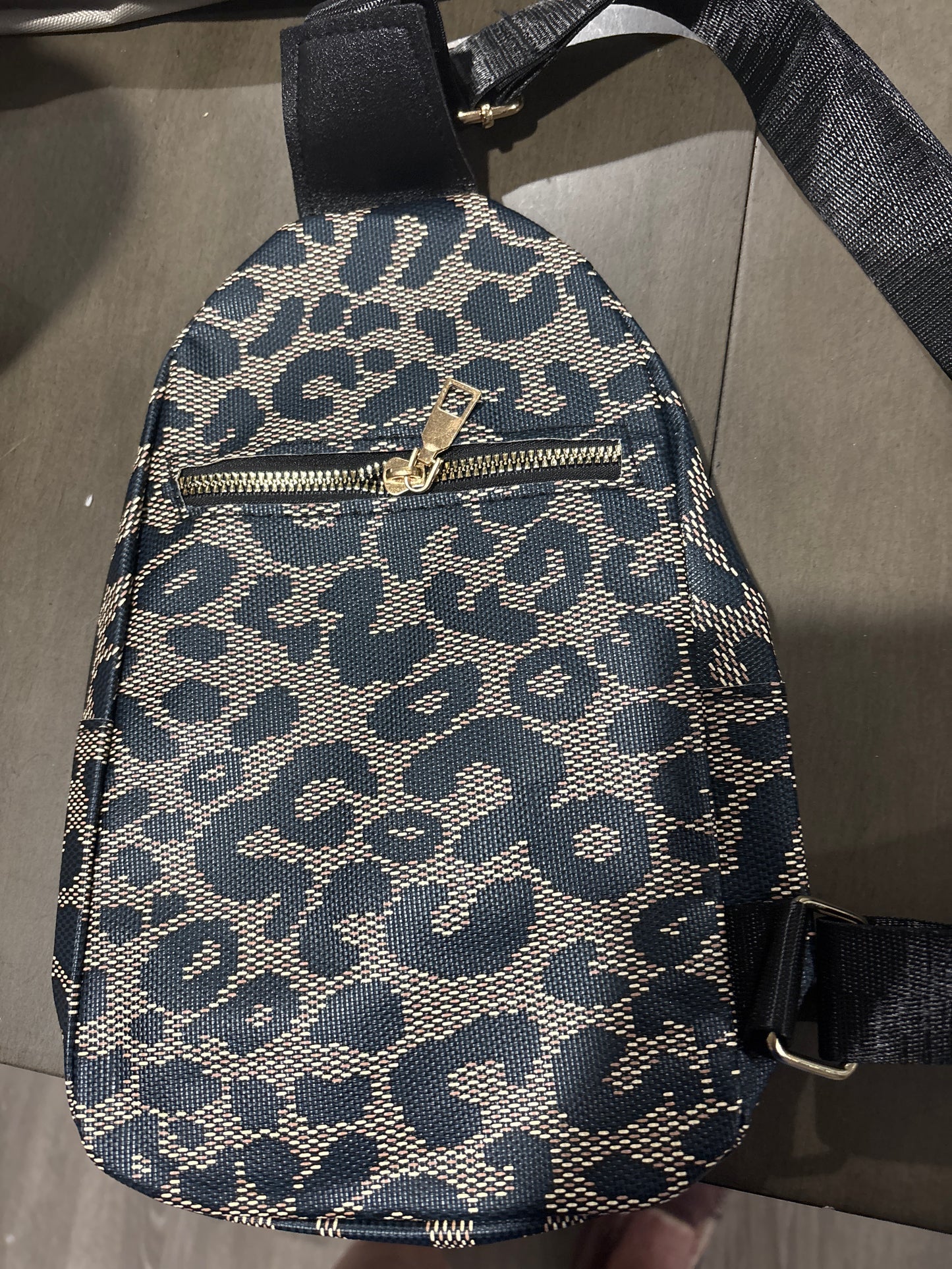 Leopard print fanny pack