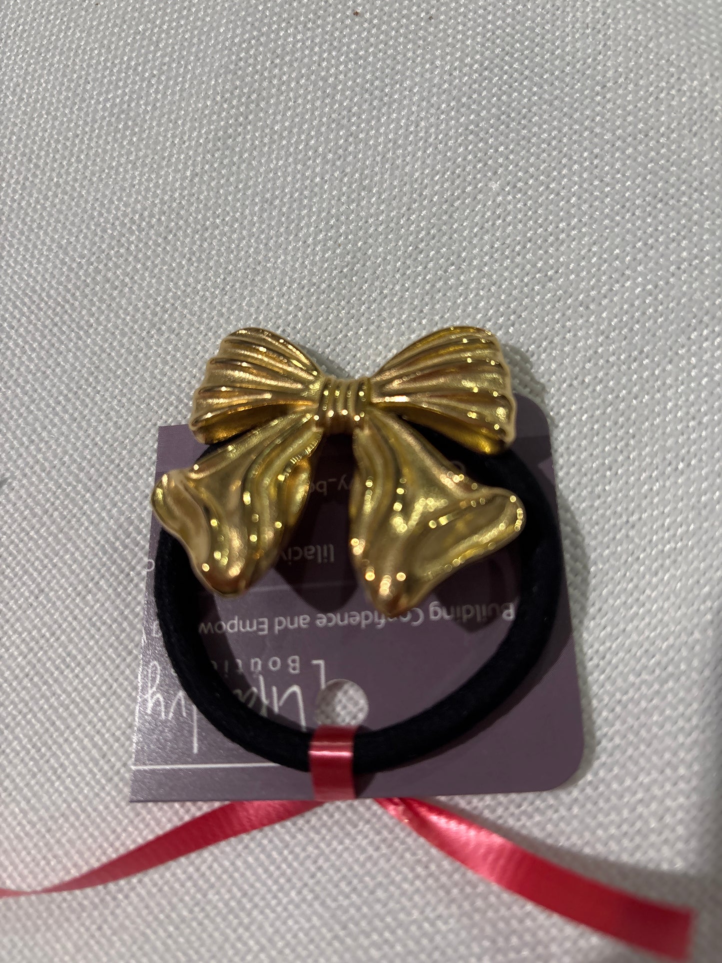 Puffy Bow hair tie