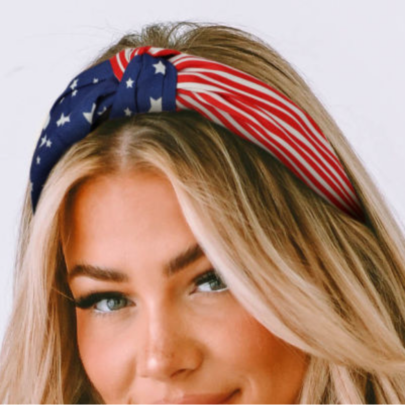 American flag headband