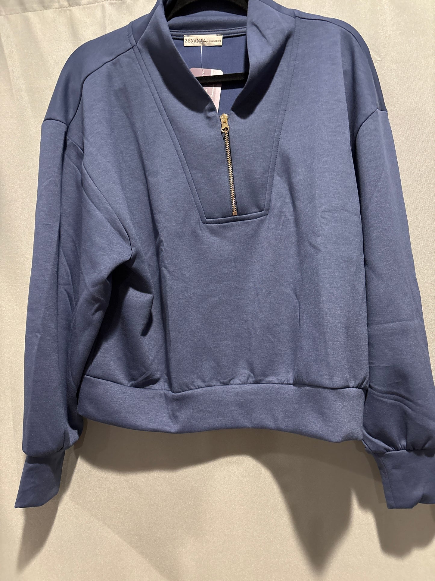 Scuba half zip pullover