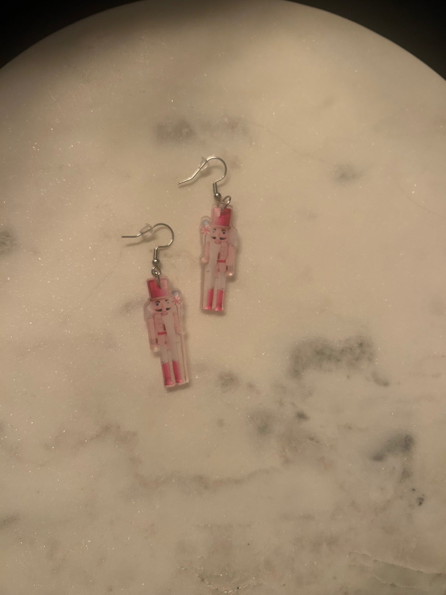 Acrylic Nutcracker Earrings