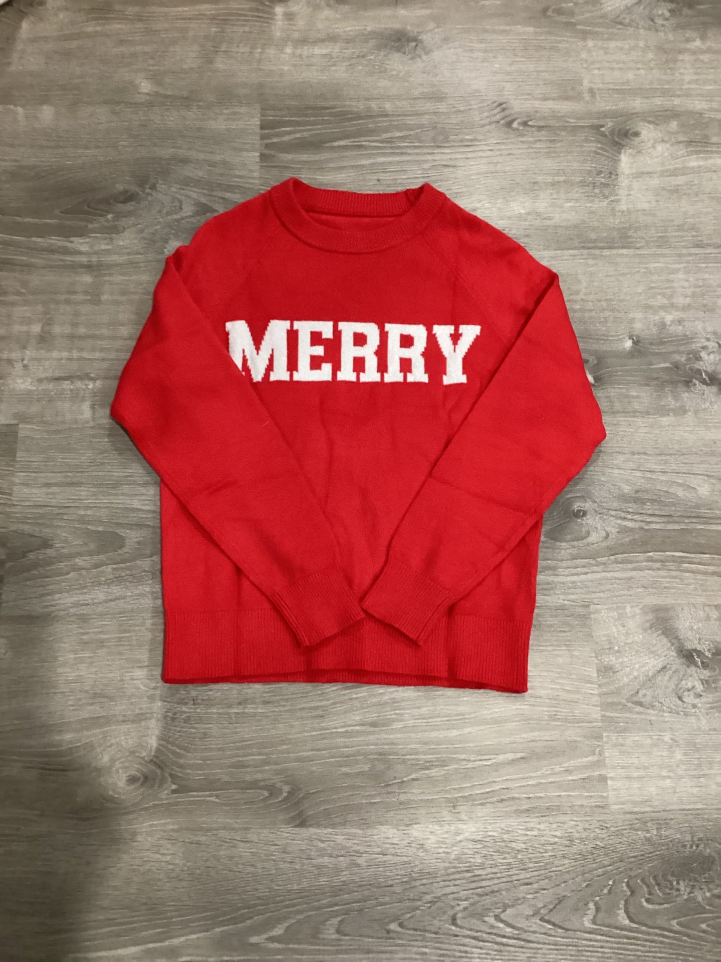 Red Merry sweater