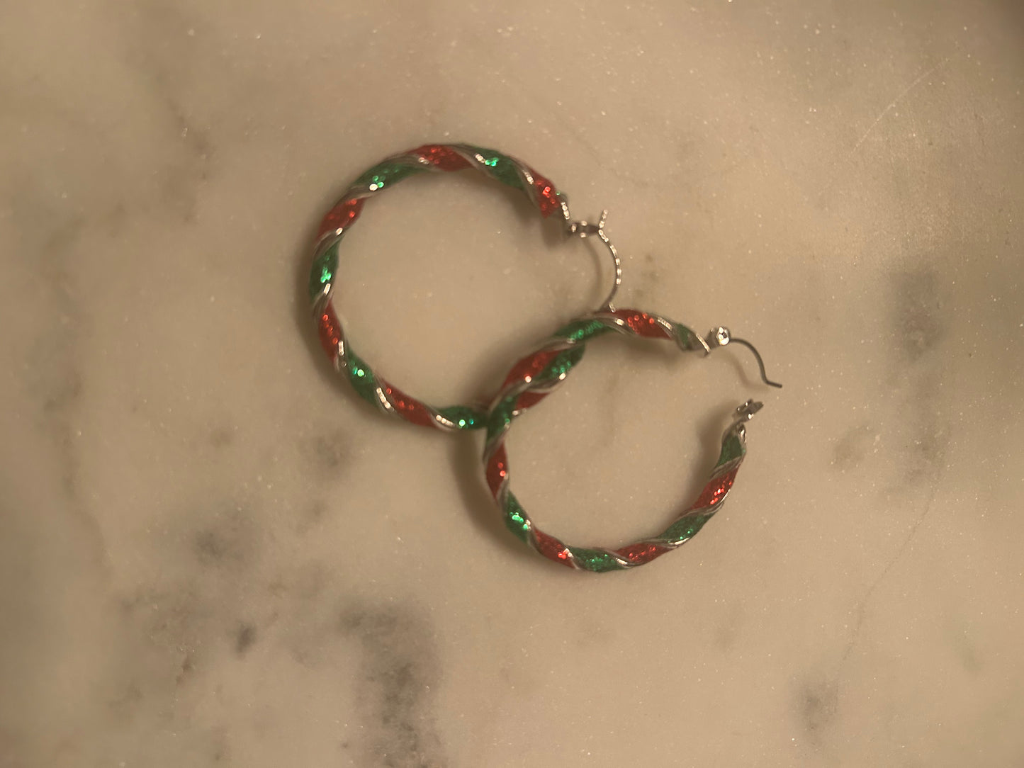 Candy Cane Hoops