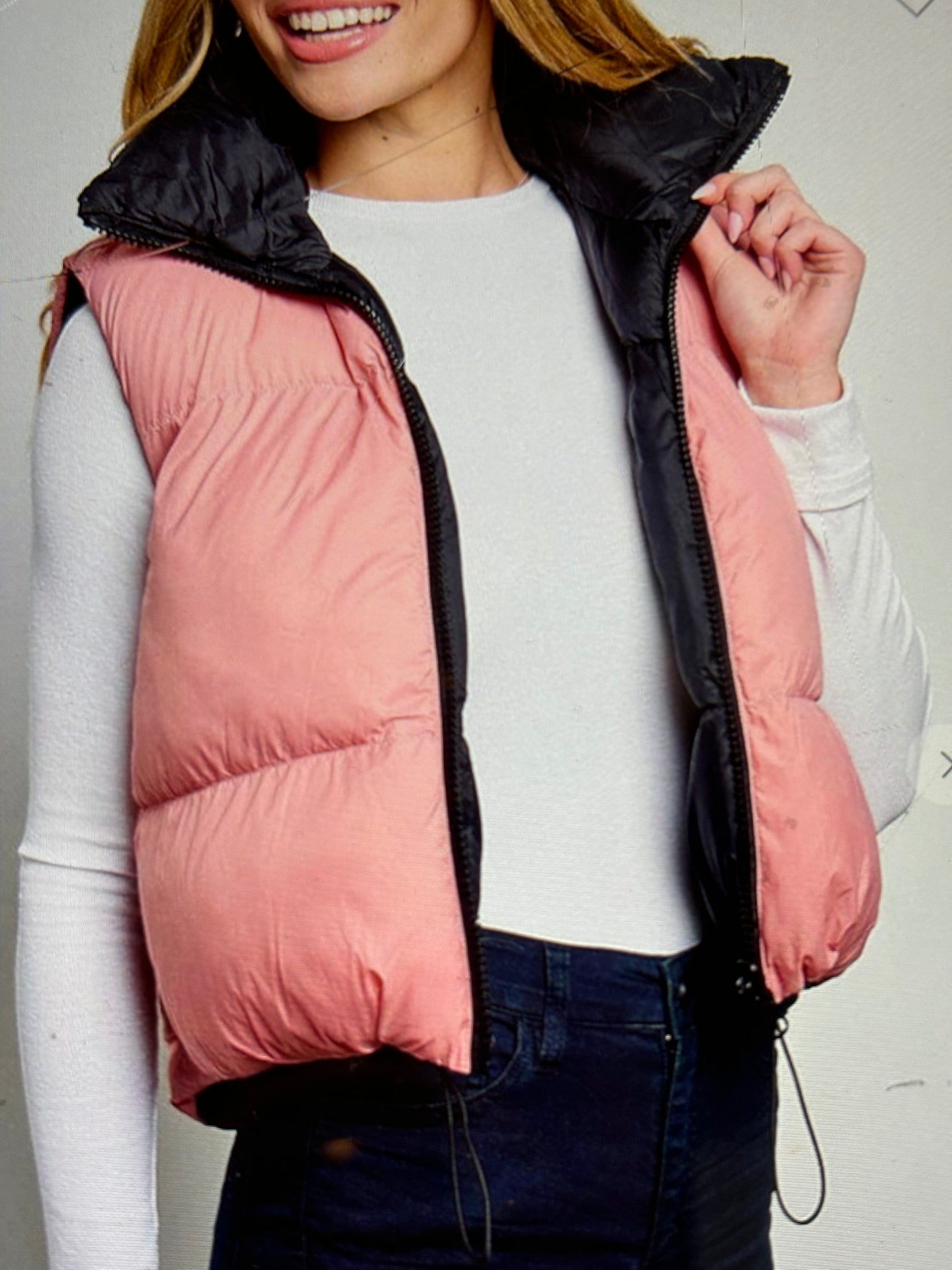 Reversible, puffer jacket