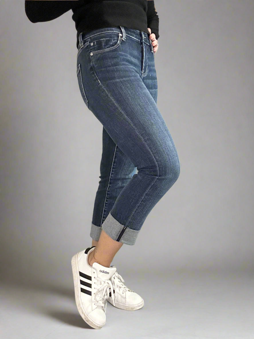 Liverpool, Charlie crop wide rolled cuff