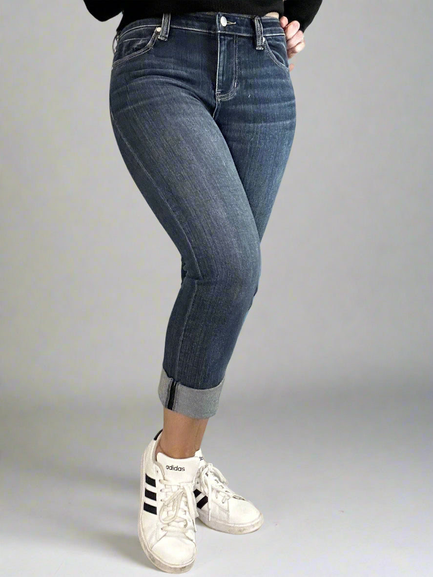 Liverpool, Charlie crop wide rolled cuff
