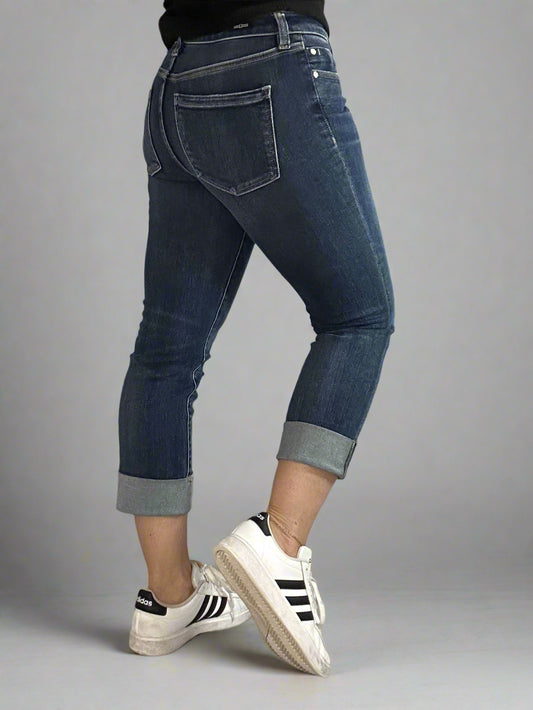 Liverpool, Charlie crop wide rolled cuff