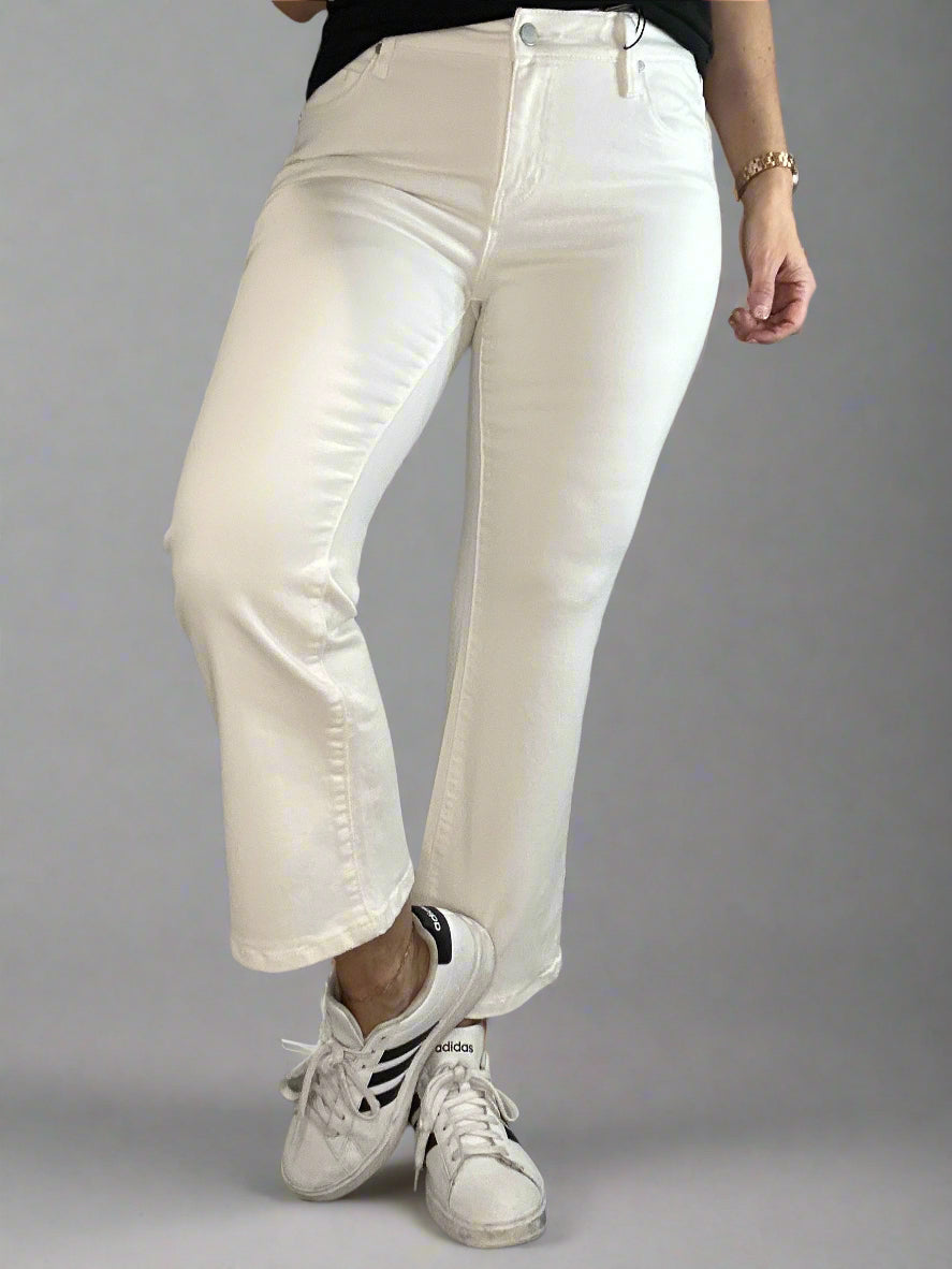 Liverpool Hannah crop flare white