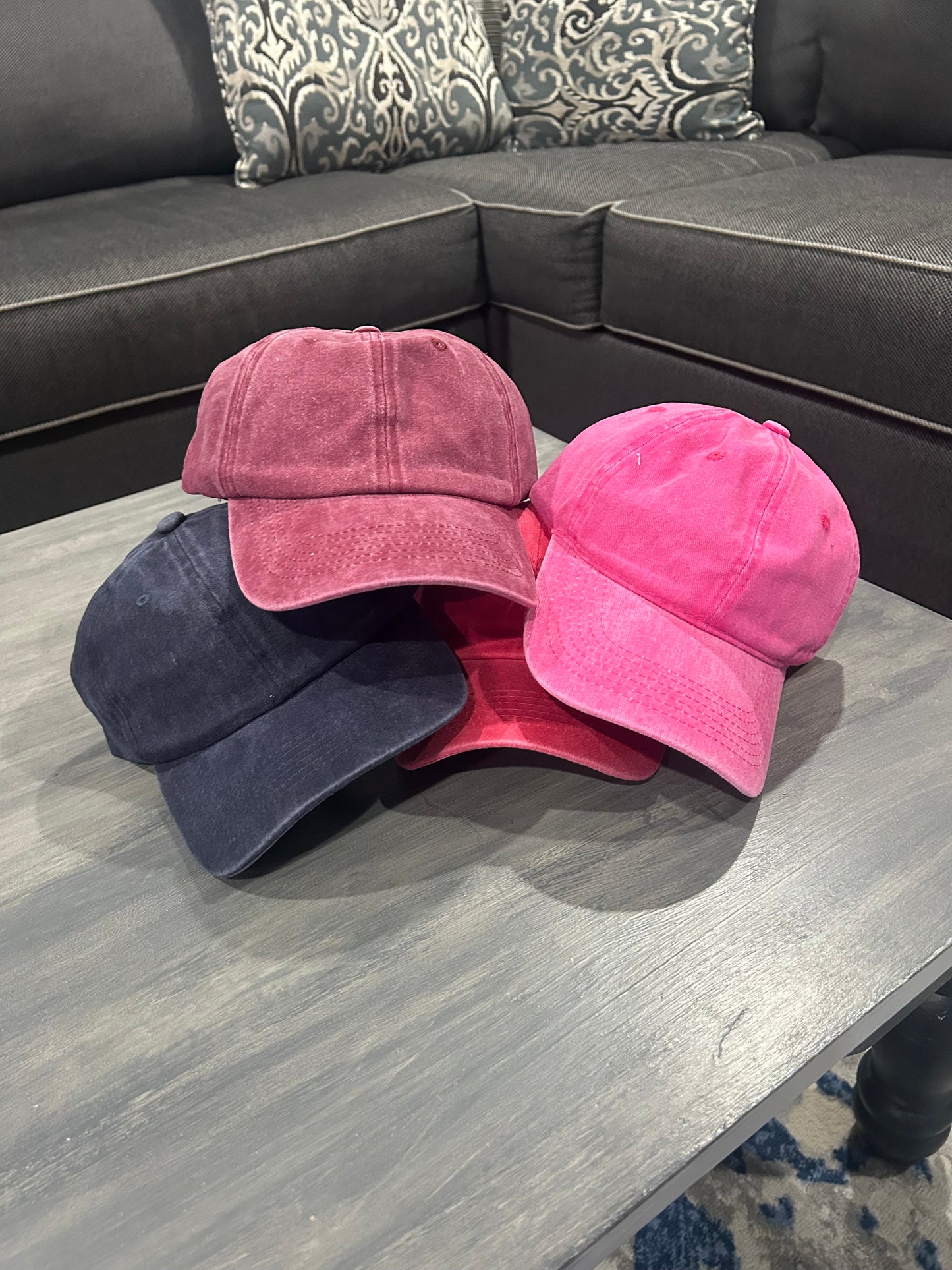 vintage washed baseball cap