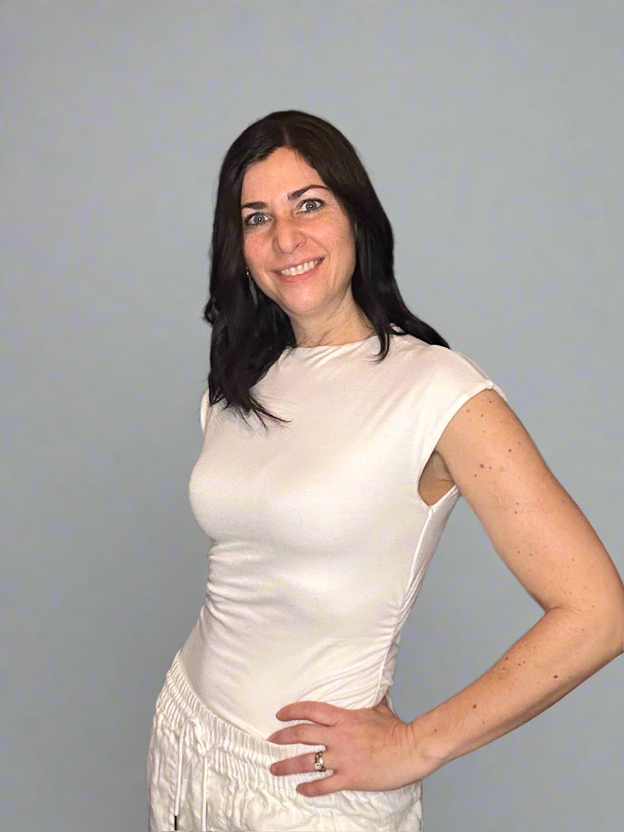 Mock neck sleeveless knit bodysuit