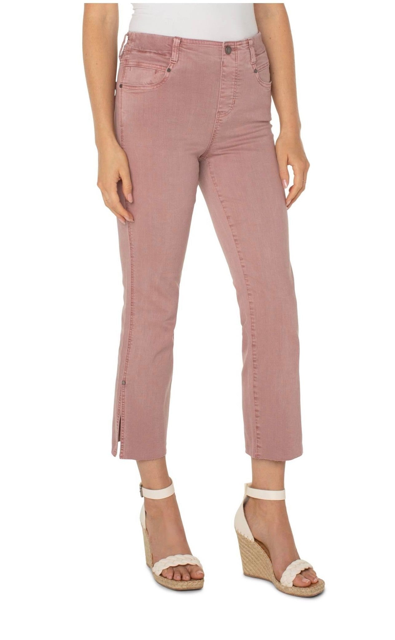 Liverpool Gia Glider crop - aster mauve