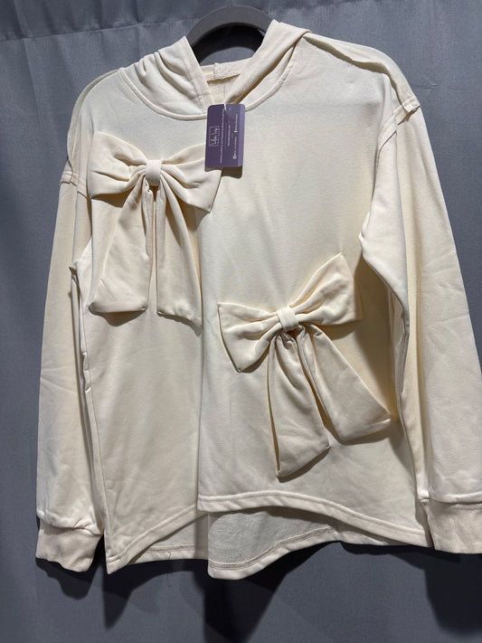 Hoodie with bows
