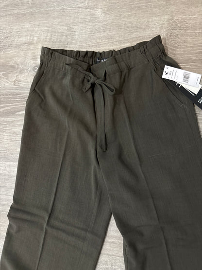 Liverpool pull on wide leg linen like pants