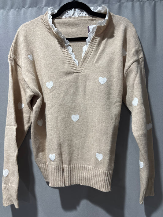 Heart sweater
