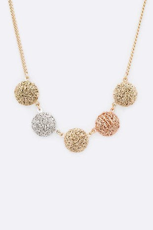 Petite dome necklace set