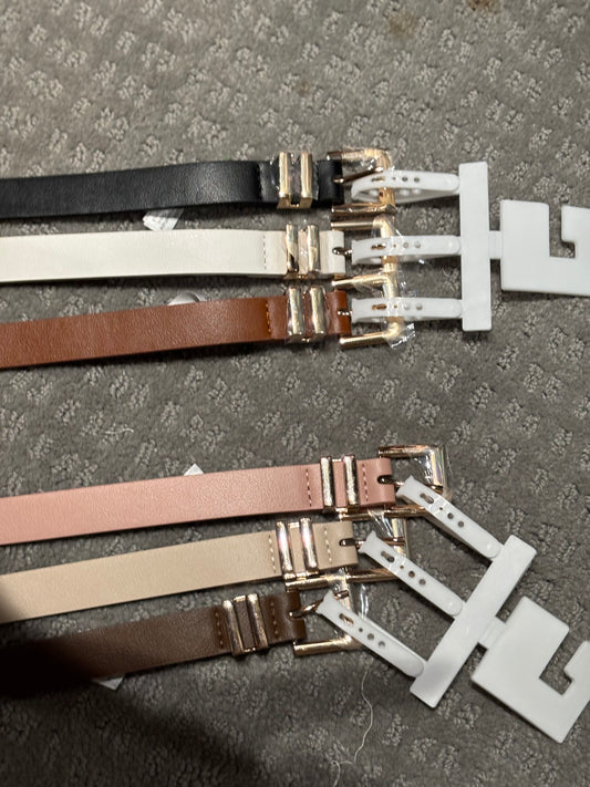 Double looped trio, belt