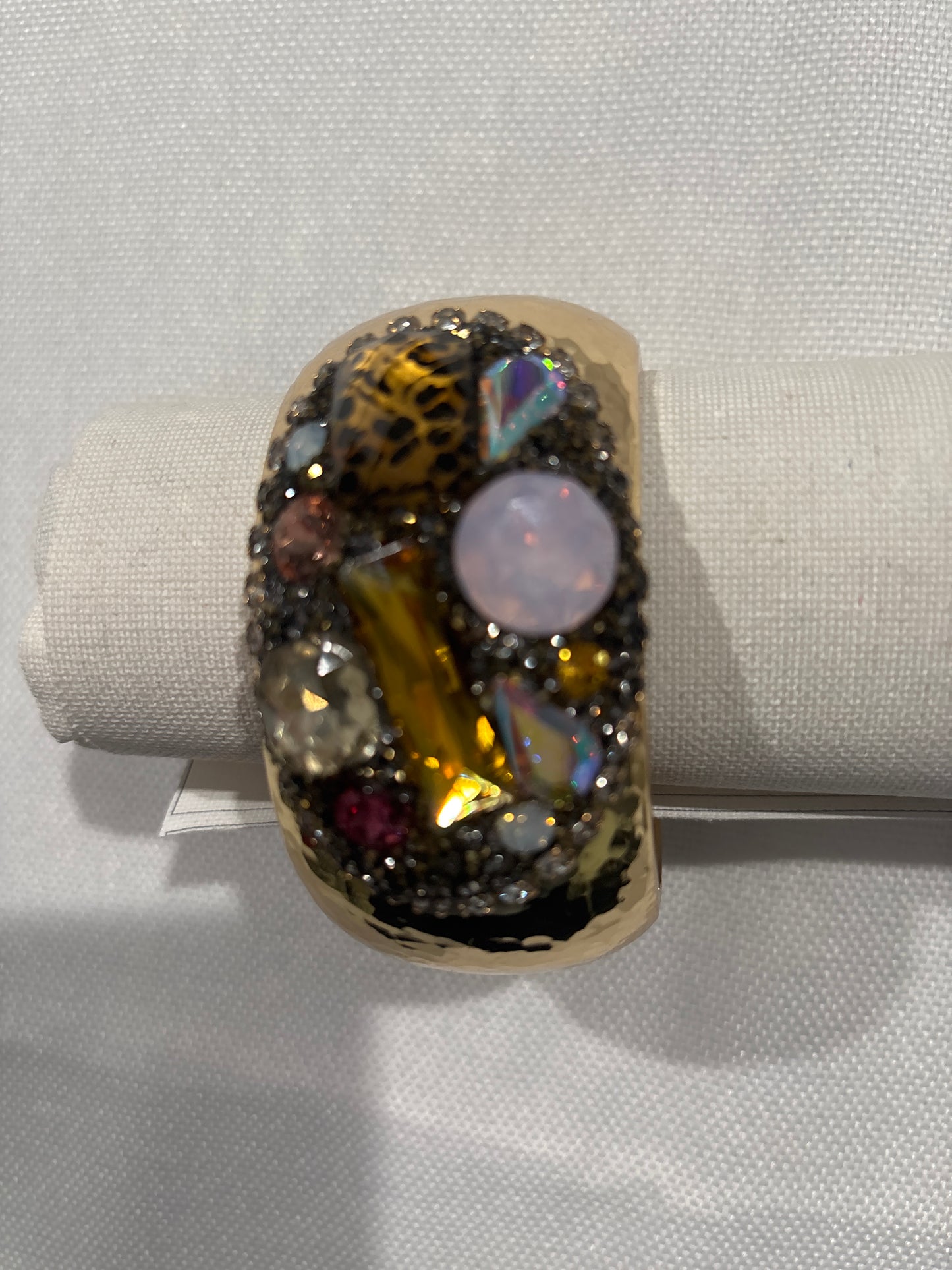 Rhinestone bangle bracelet