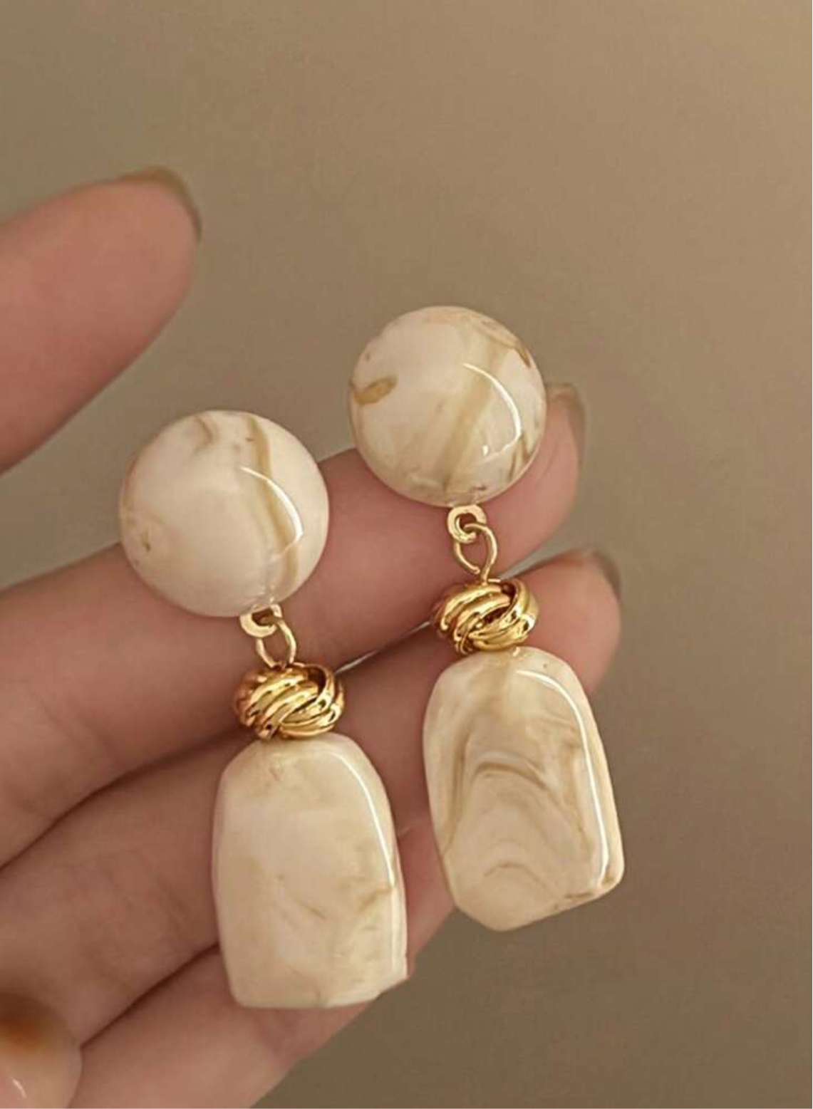 Dangly Stone Earrings
