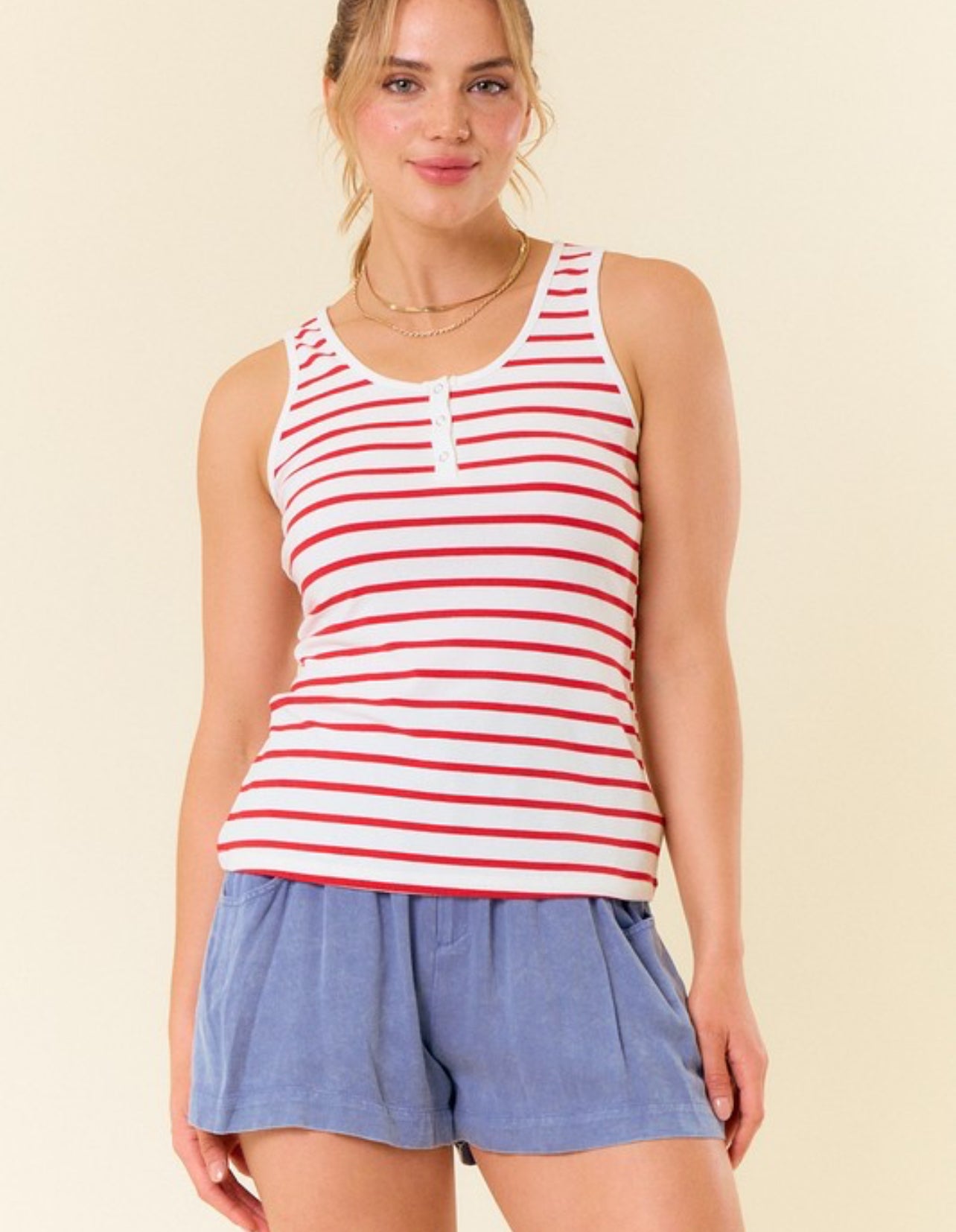 Hanley striped tank