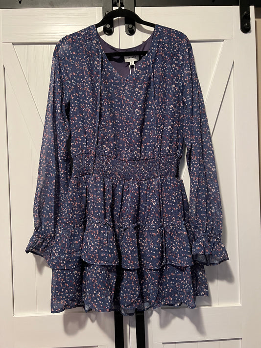 Peasant style floral dress