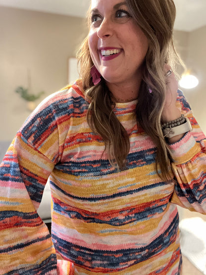 Multi color sweater