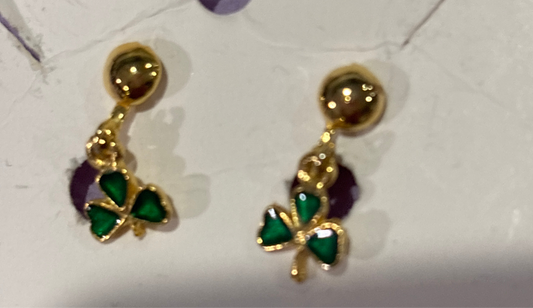 Shamrock earrings