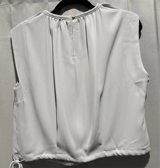 Drawstring tie side top