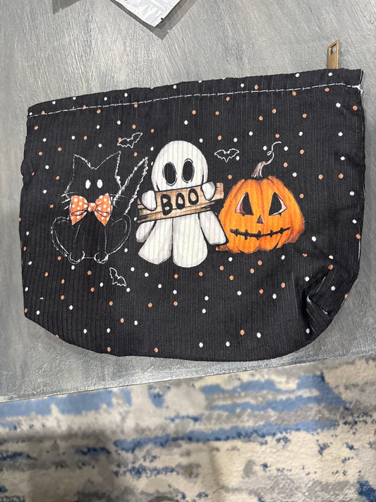 Halloween print makeup storage bag