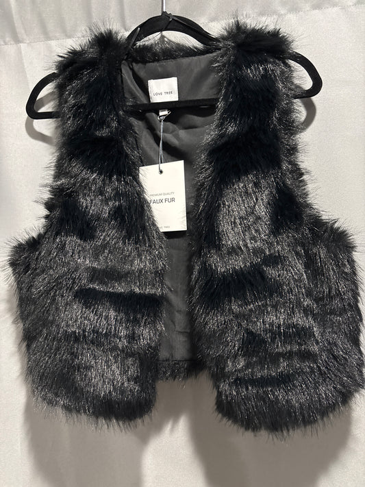 Faux fur vest