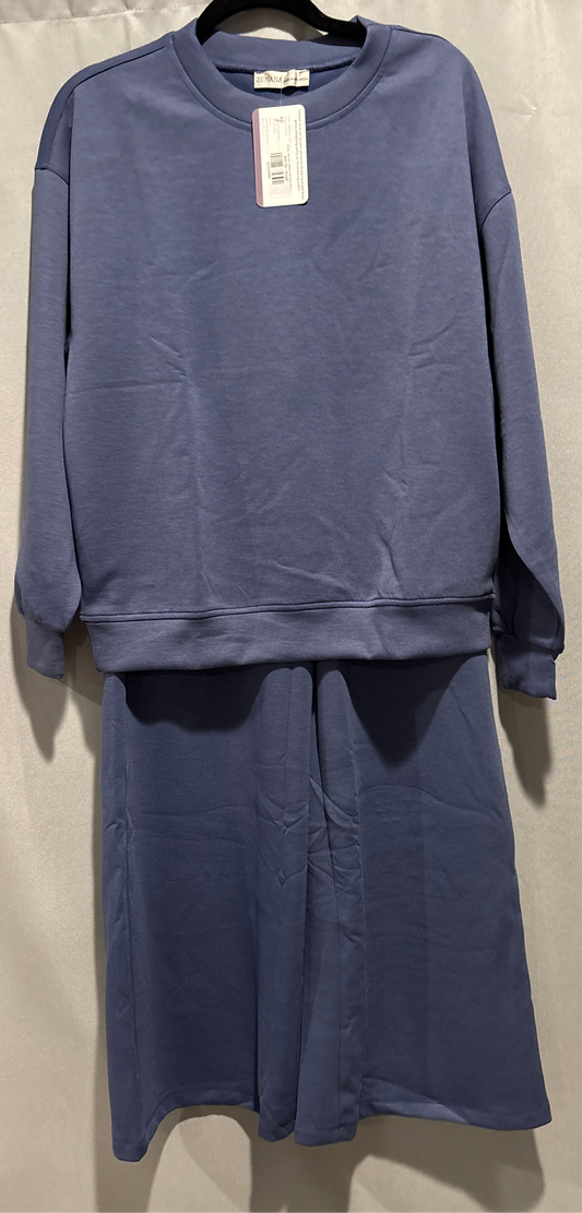 Scuba, crewneck, pullover and pants set two piece