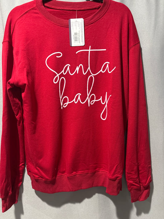 Santa baby sweatshirt