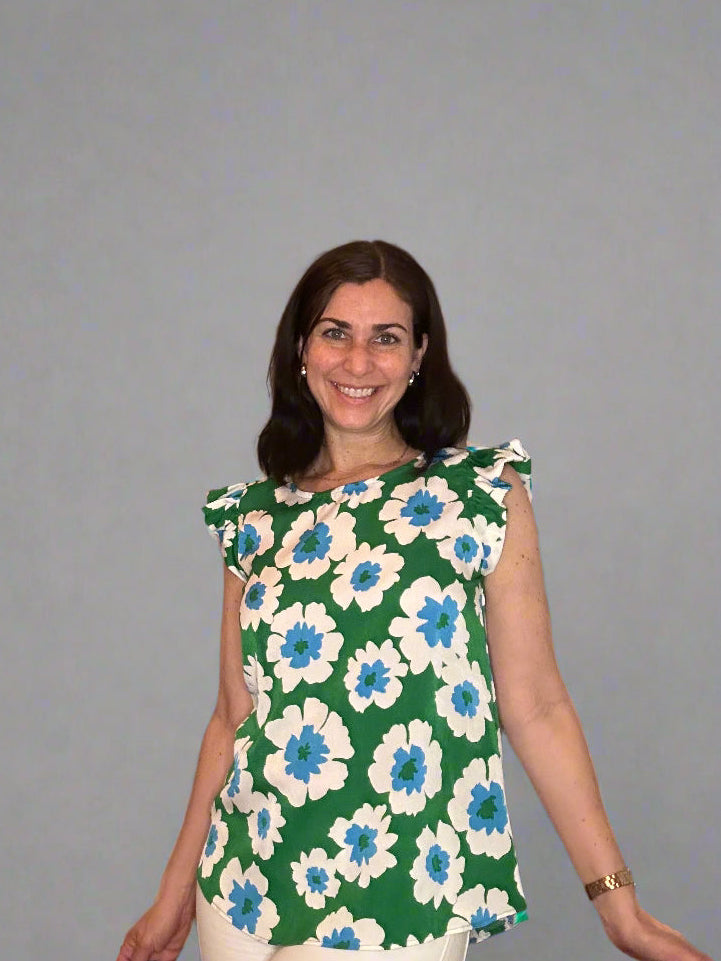 Glorious Green flower top
