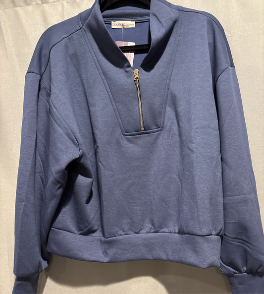 Scuba half zip pullover