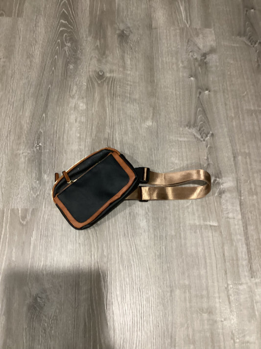 Black and brown leather Crossbody bag